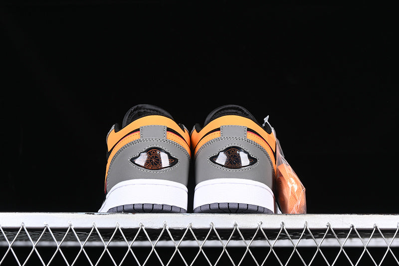 Jordan 1 Retro Low Light Graphite Vivid Orange