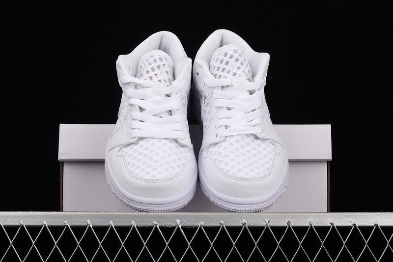 Jordan 1 Retro Low Breathe Triple White