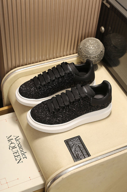 Alexander McQueen Oversized Black Glitter