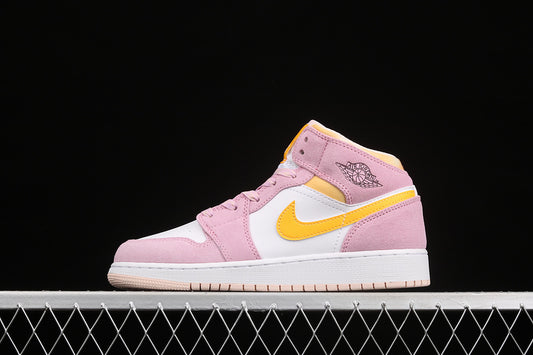 Jordan 1 Mid Arctic Pink