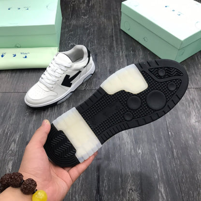 Off-White Out Of Office OOO Low Tops White Black