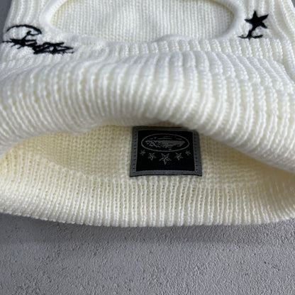 Corteiz 5 Starz Knit Bally White