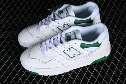 New Balance 550 White Classic Green