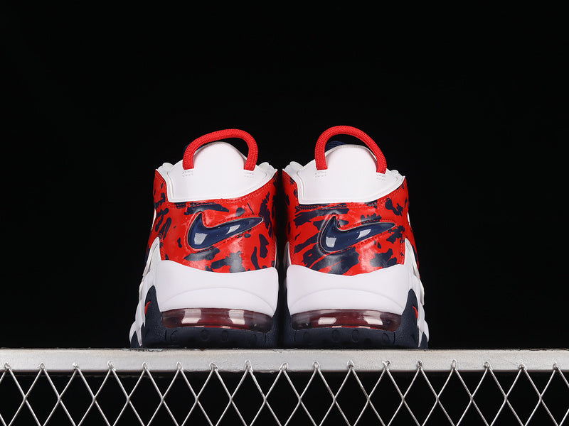 Nike Air More Uptempo Red Navy Camo