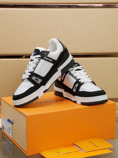 Louis Vuitton LV Trainer Black White