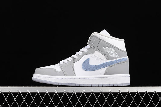 Jordan 1 Mid Wolf Grey Aluminum