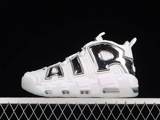 Nike Air More Uptempo Chrome White