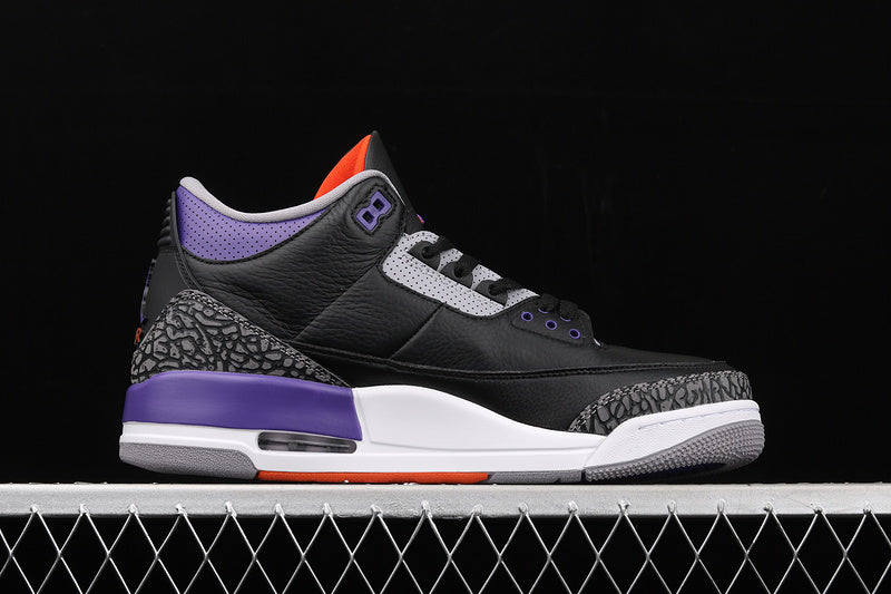 Jordan 3 Retro Black Court Purple