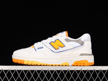 New Balance 550 White Vibrant Orange