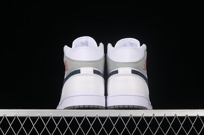 Jordan 1 Mid Paris White