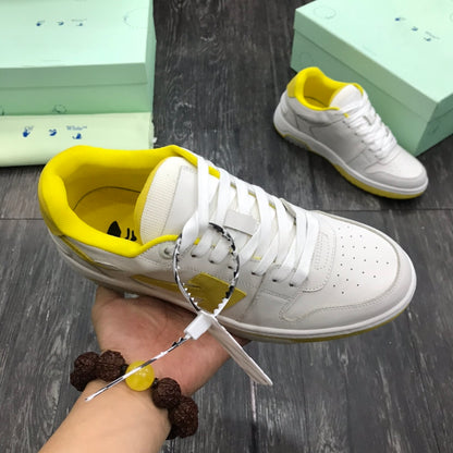 Off-White Out Of Office OOO Low Tops White Yellow