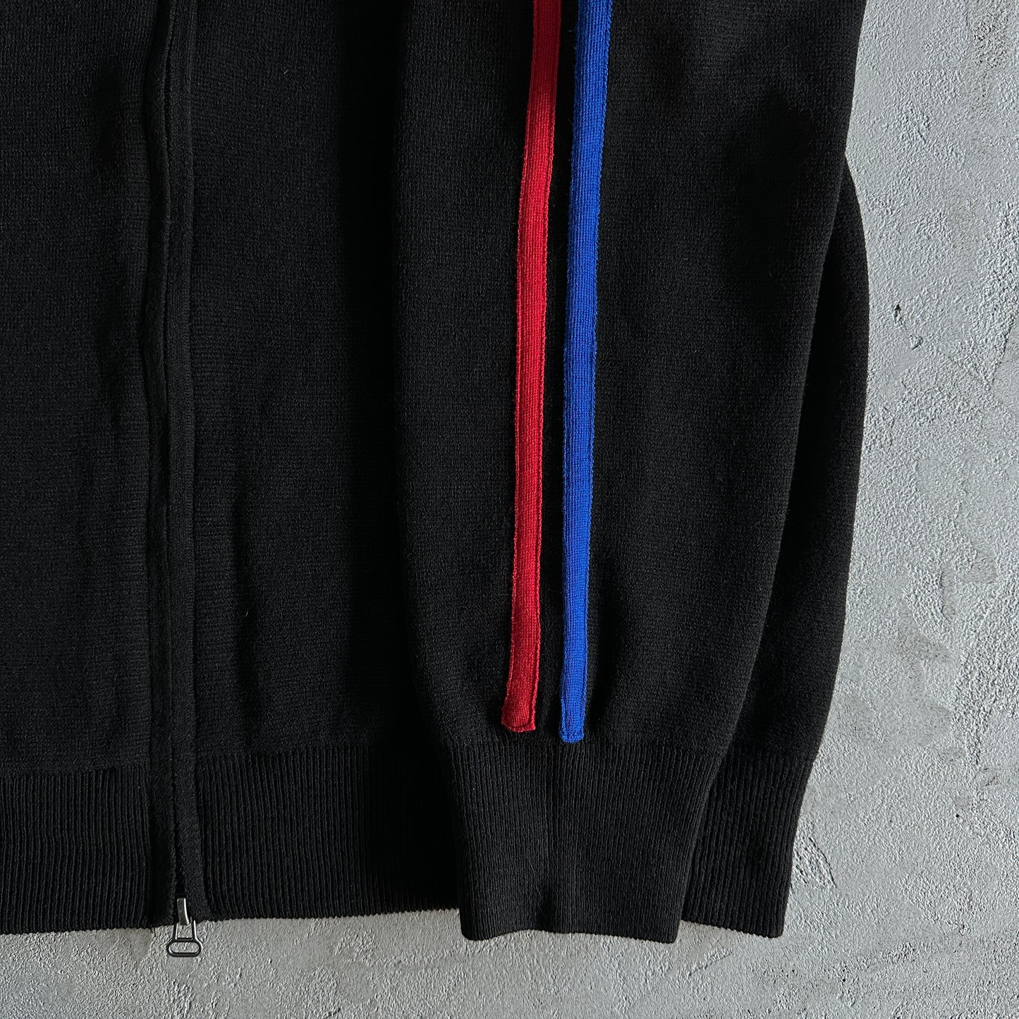 Corteiz VVS Knit-Zip Black Red Blue