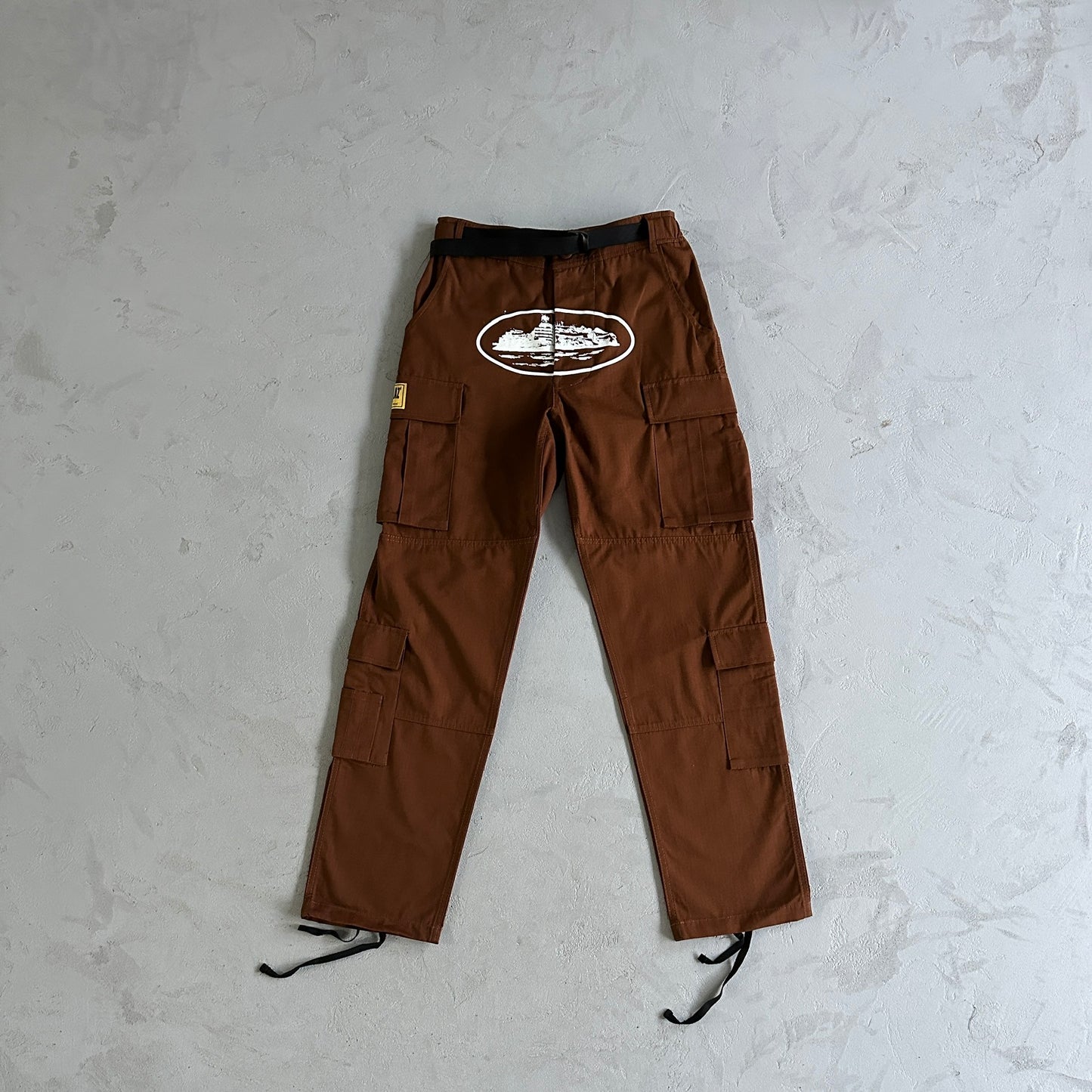 Corteiz Guerillaz Cargo Pants Brown