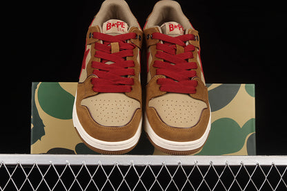 A Bathing Ape Bape SK8 Sta Wheat Red