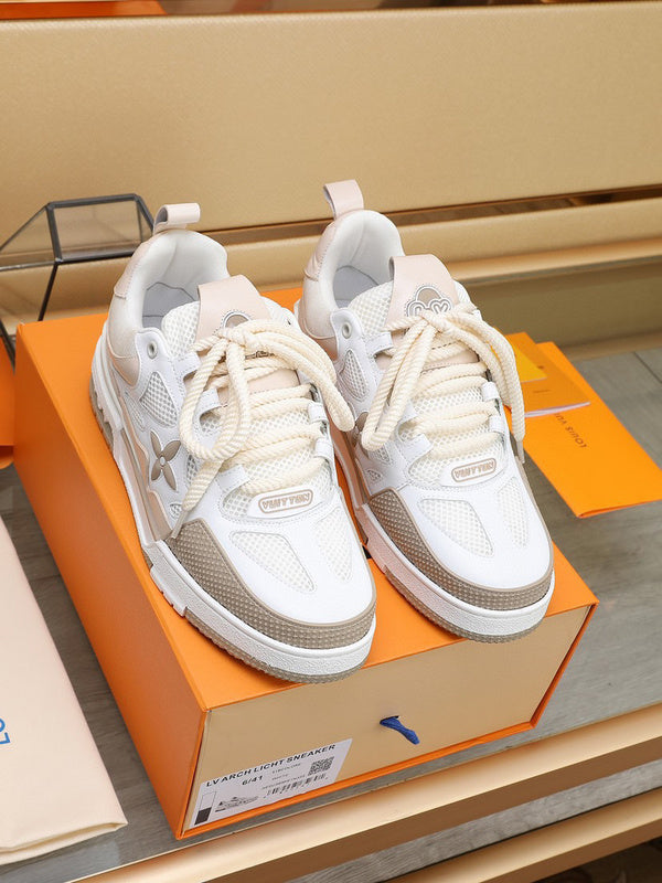 Louis Vuitton LV Skate Sneaker Beige White