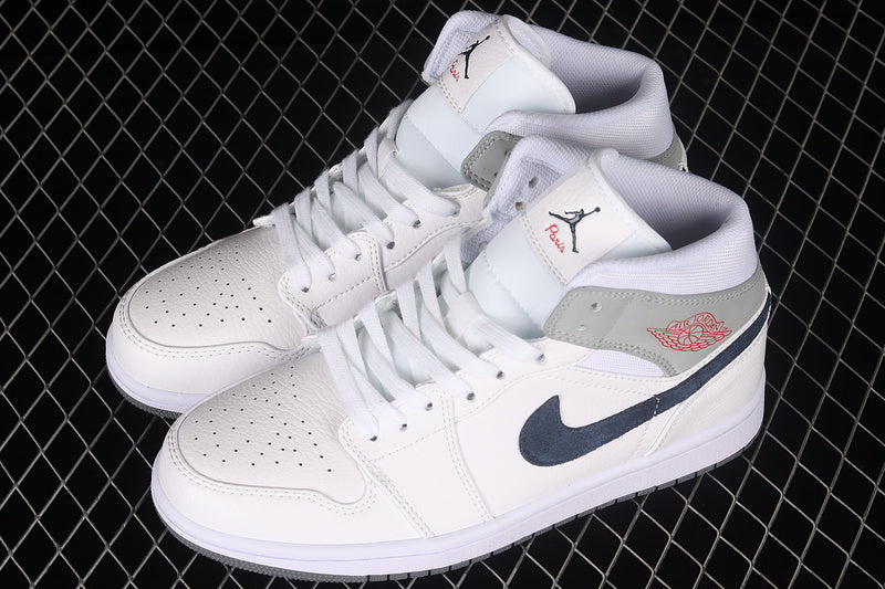 Jordan 1 Mid Paris White