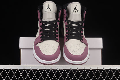 Jordan 1 Mid Light Mulberry