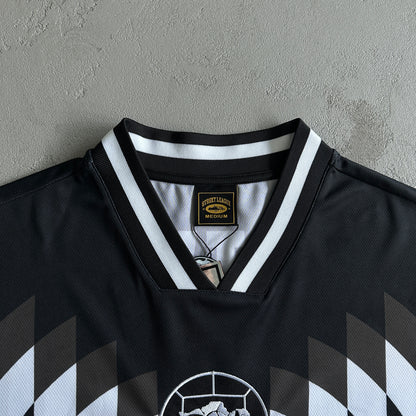 Corteiz Club RTW Football Jersey Black