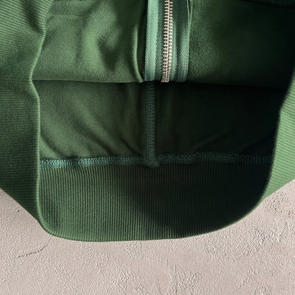 Corteiz Superior V2 Zip-Up Hoodie Forrest Green