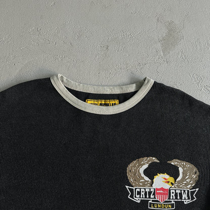 Corteiz Dipset Waffle Longsleeve Black