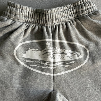 Corteiz Alcatraz Shorts Grey