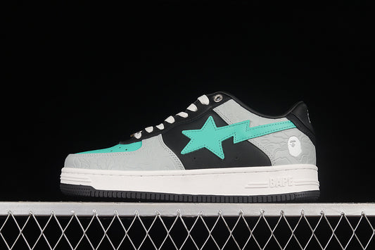 A Bathing Ape Bape Sta Low Grey Green