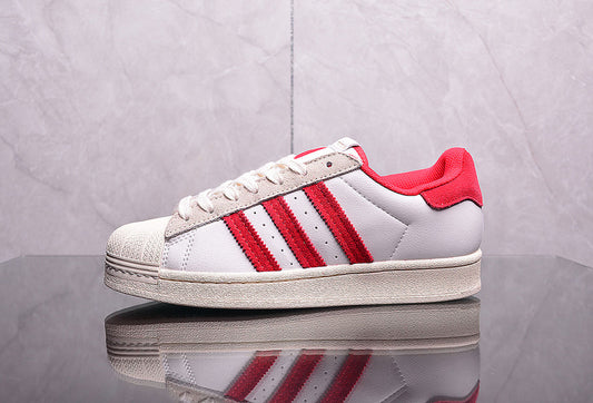 Adidas Superstar 82 White Vivid Red