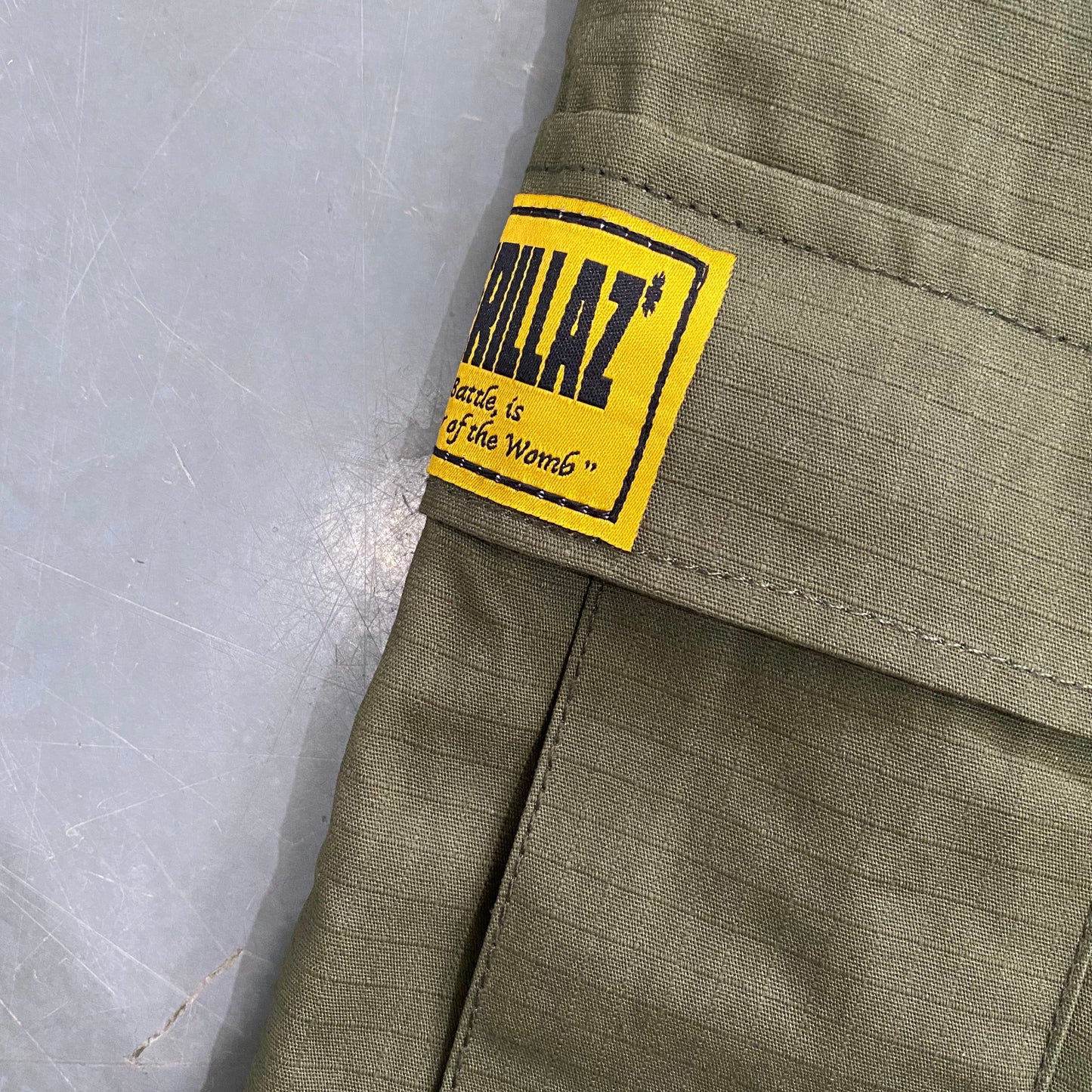 Corteiz Guerillaz 21' Cargo Shorts Khaki Green