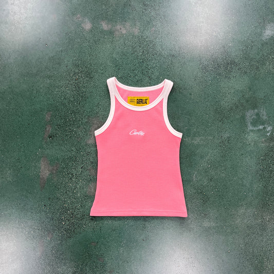 Corteiz Women's Allstarz Contrast Tank Top Pink