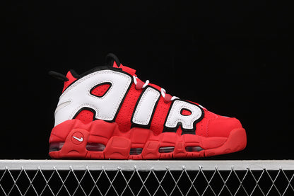 Nike Air More Uptempo University Red Black White