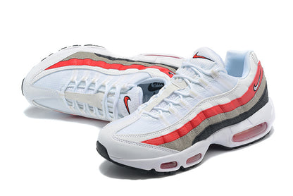 Nike Air Max 95 White Varsity Red Particle Grey