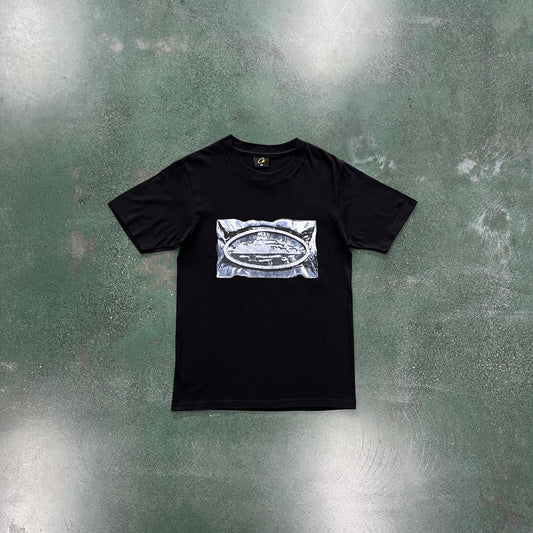 Corteiz Vacuum Sealed Tee Black