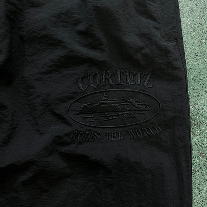 Corteiz Shukushuku Bottoms Triple Black