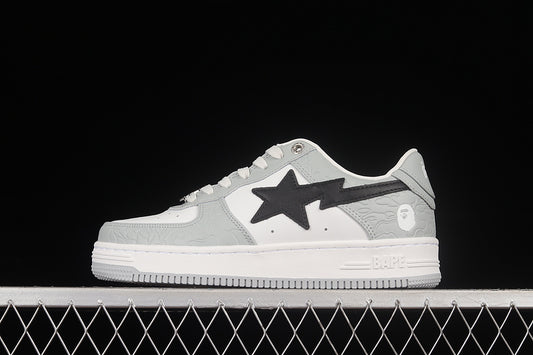 A Bathing Ape Bape Sta Low Grey Black