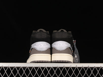 Jordan 1 Mid Craft Inside Out Black