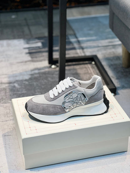 Alexander McQueen Sprint Runner Grey Silver White