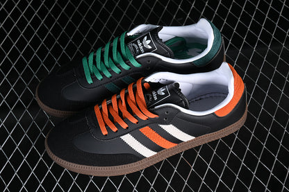 Adidas Samba Core Black Orange Green