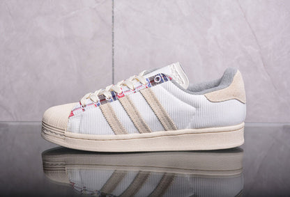 Adidas Superstar Plaid Beige