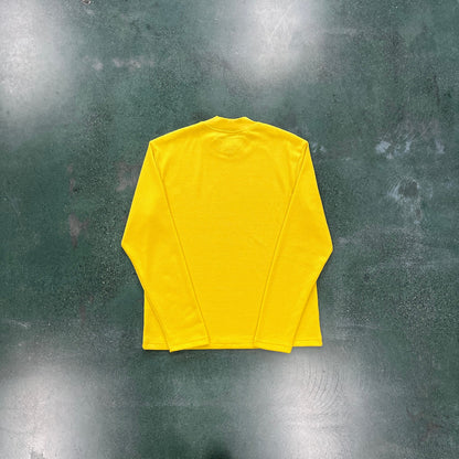 Corteiz C-Star Waffle Longsleeve Yellow