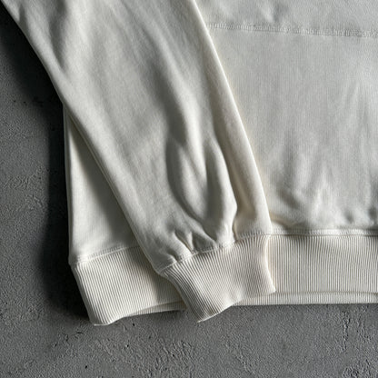 Corteiz Satin C-Star Appliqué Hoodie Off White