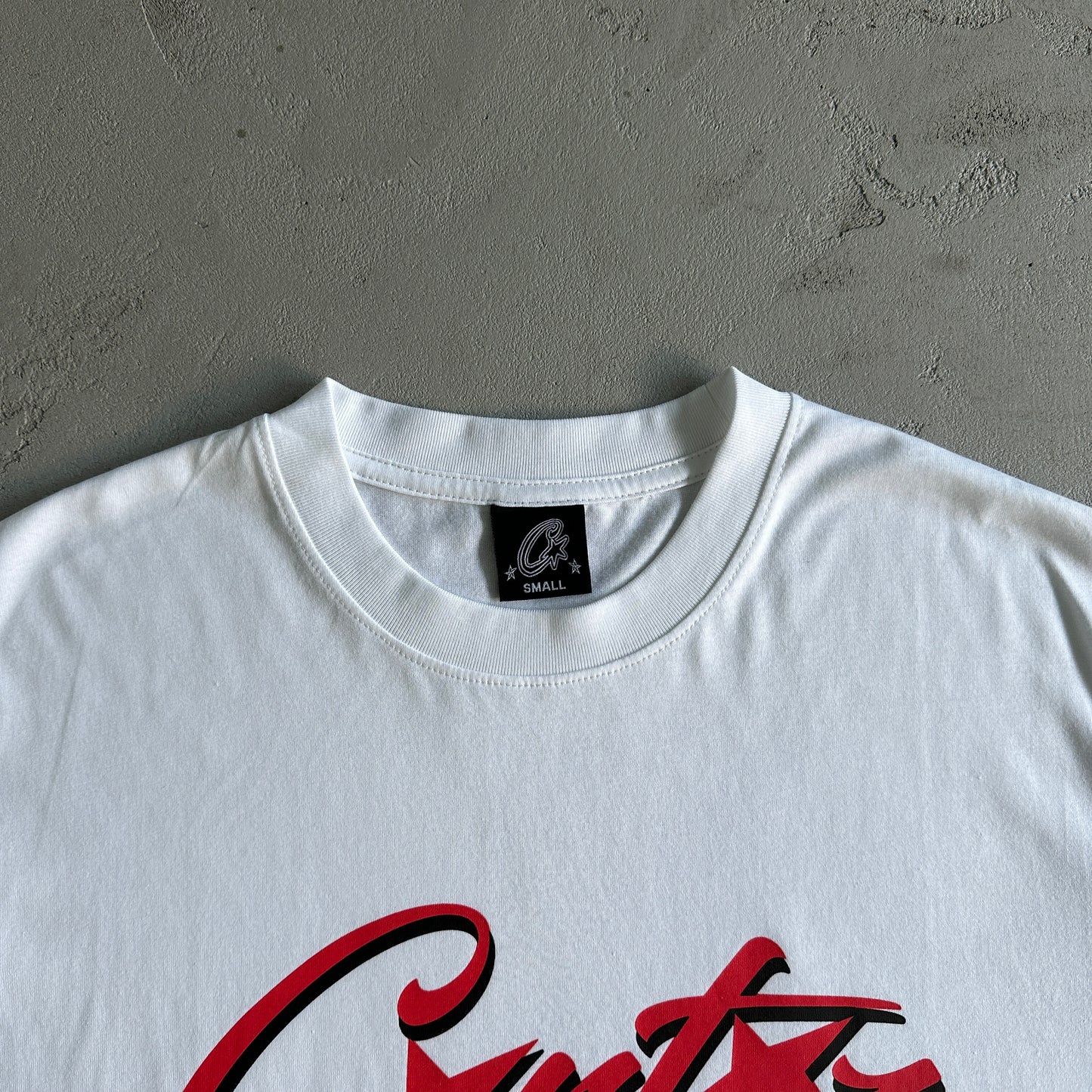 Corteiz Allstarz Tee White Red