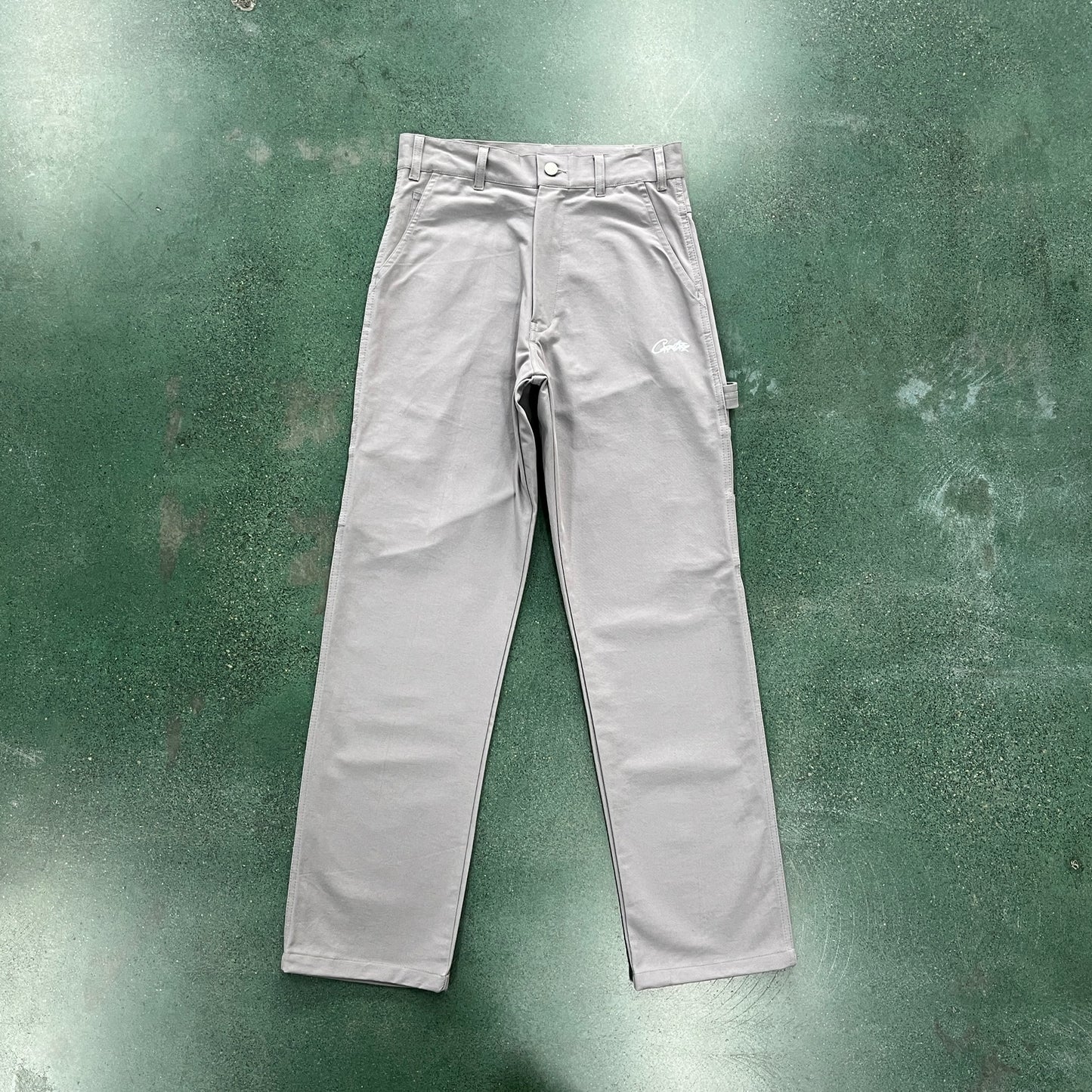 Corteiz Carpenter Work Pants Grey