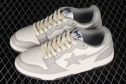 A Bathing Ape Court Sta Light Grey Cream