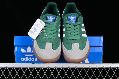 Adidas Samba Collegiate Green Gum Grey Toe