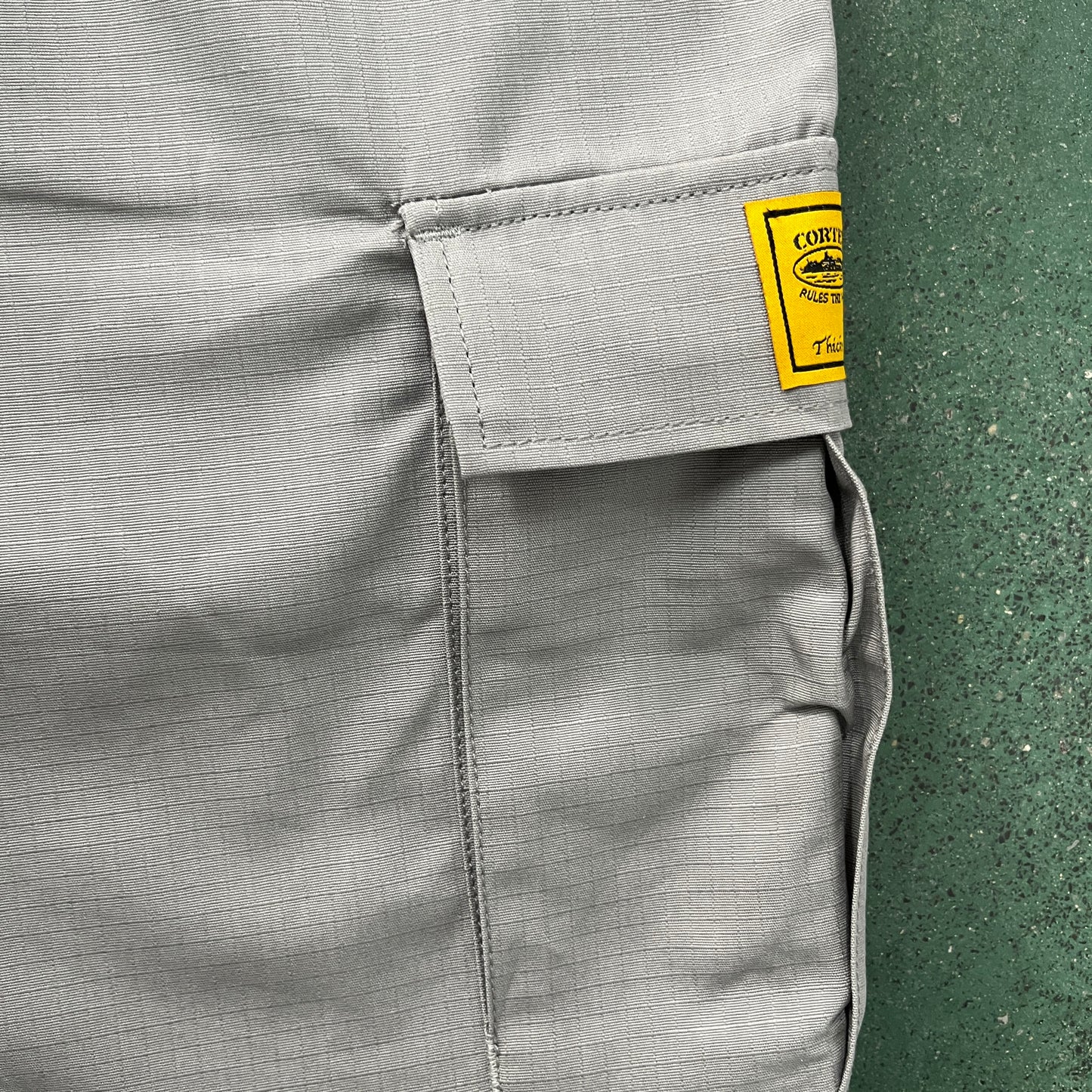 Corteiz Alcatraz Cargo Shorts Grey