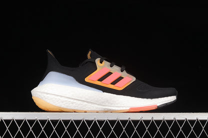 Adidas Ultra Boost 22 Black Turbo Flash Orange