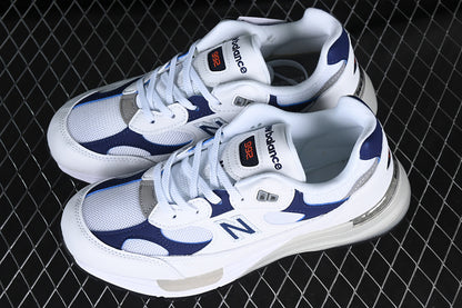 New Balance 992 White Navy