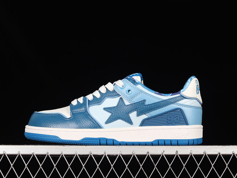 A Bathing Ape Bape SK8 Sta ABC Camo Blue