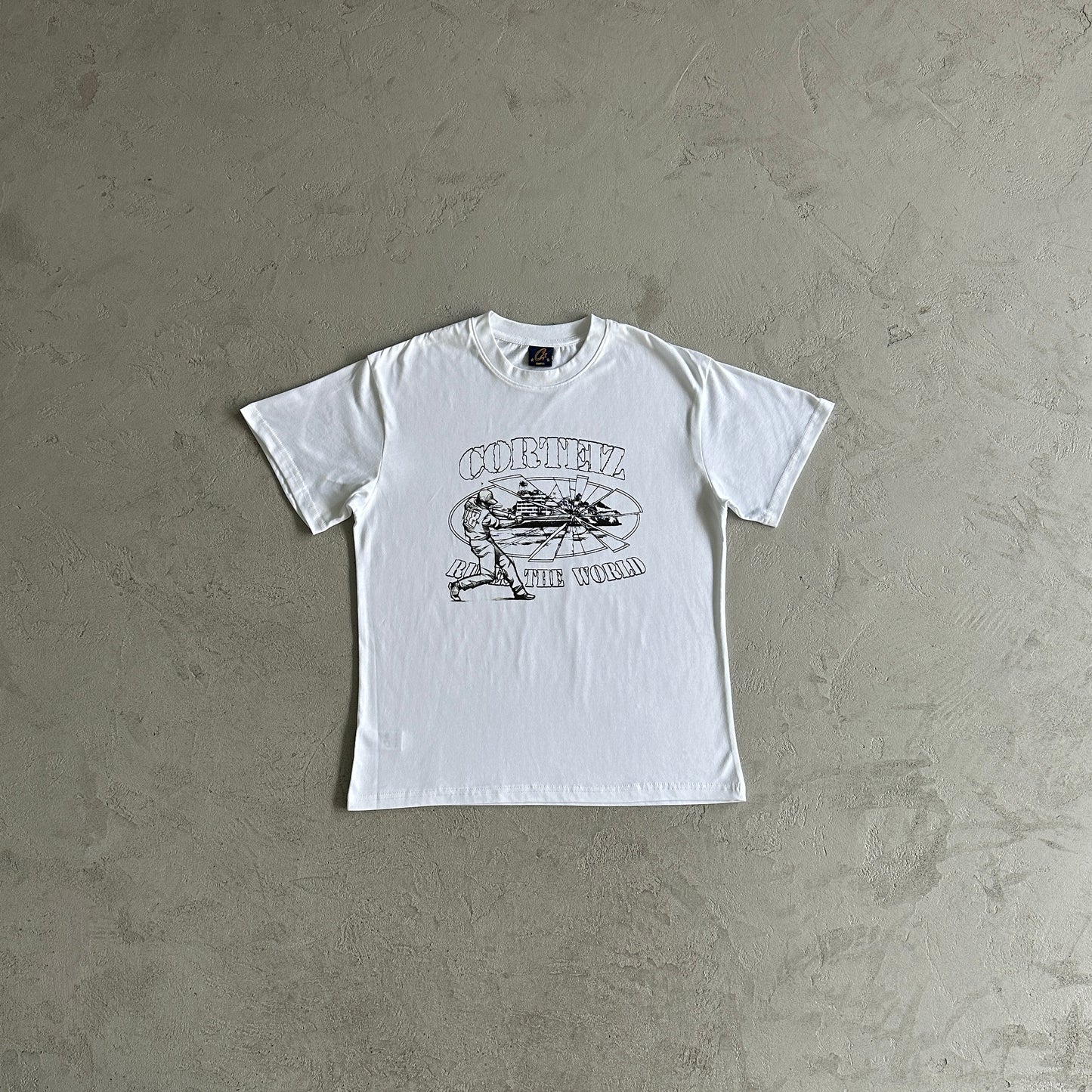 Corteiz Baseball Alcatraz Tee White