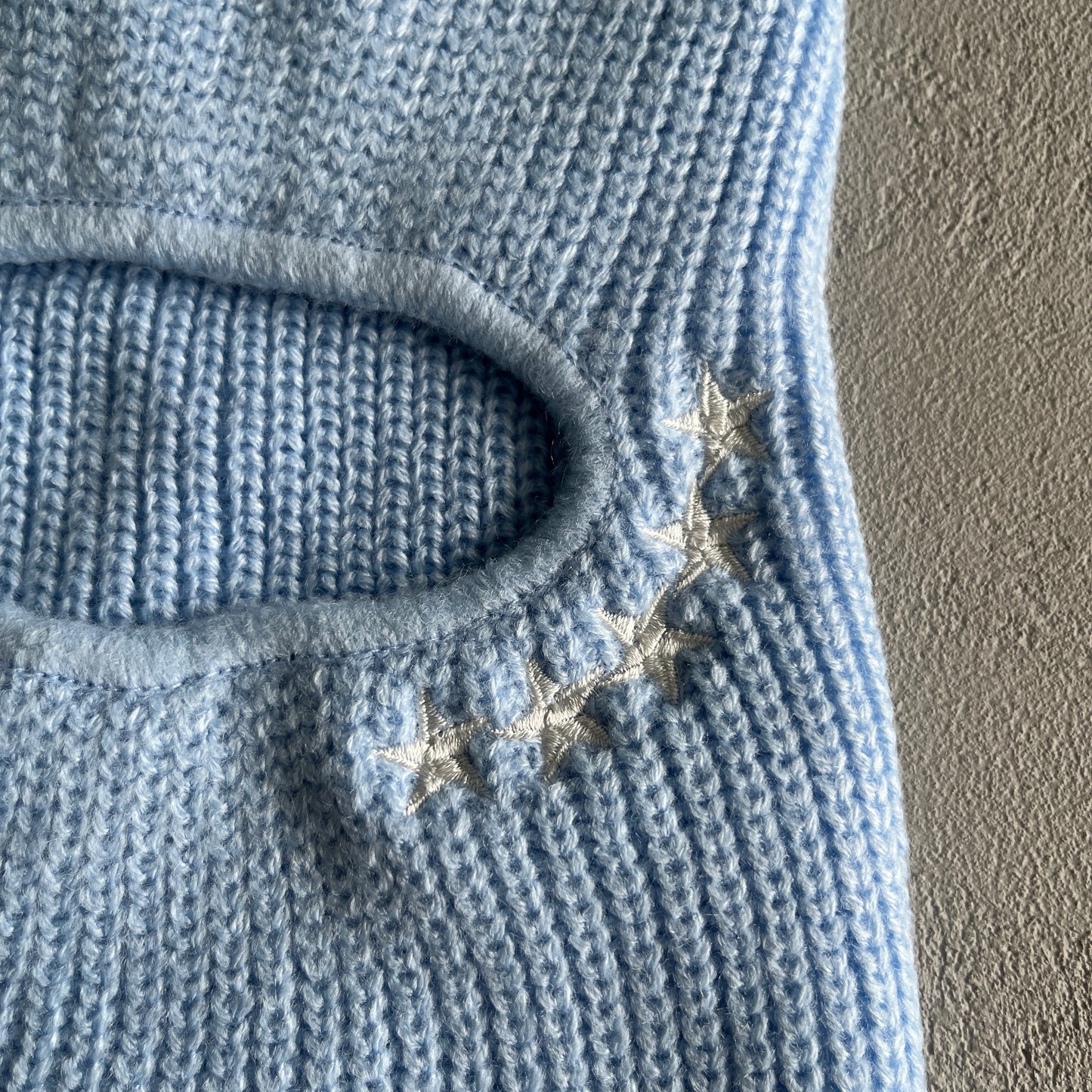 Corteiz 5 Starz Knit Bally Baby Blue